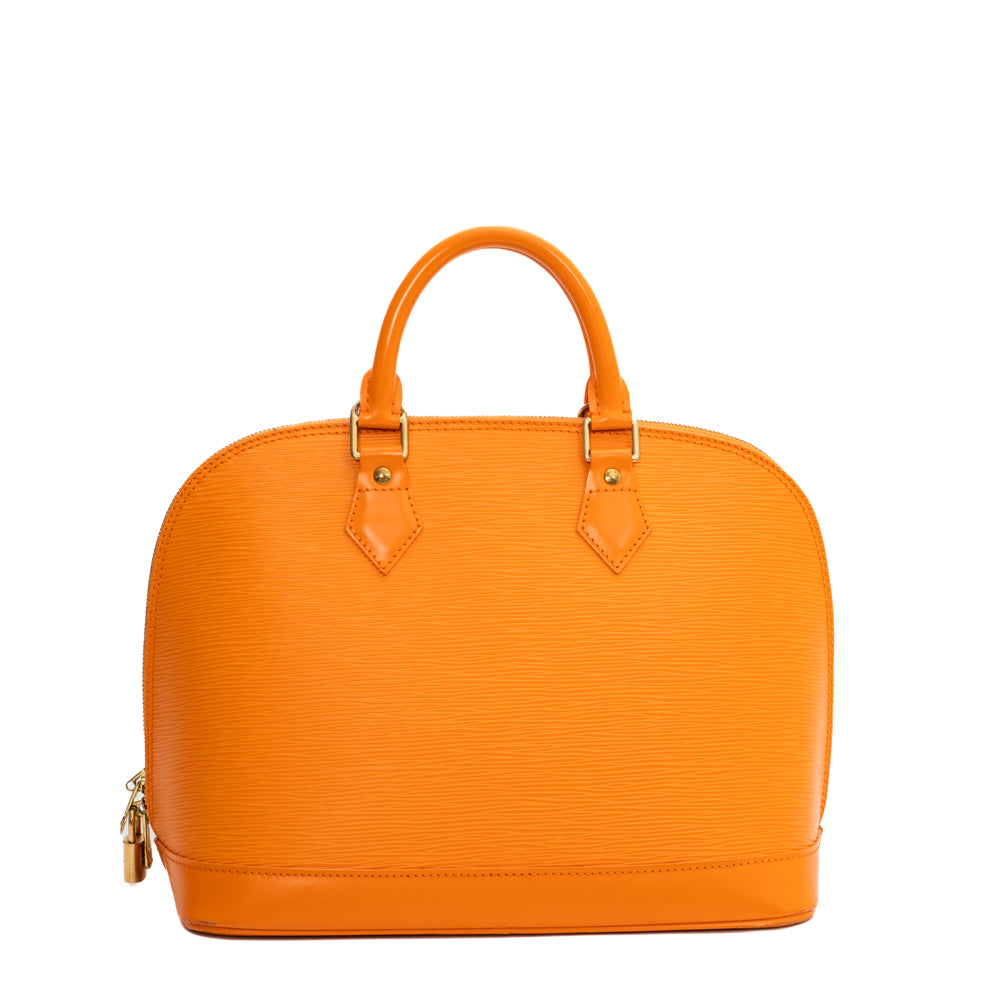 Sac Alma PM en cuir épi orange - Louis Vuitton