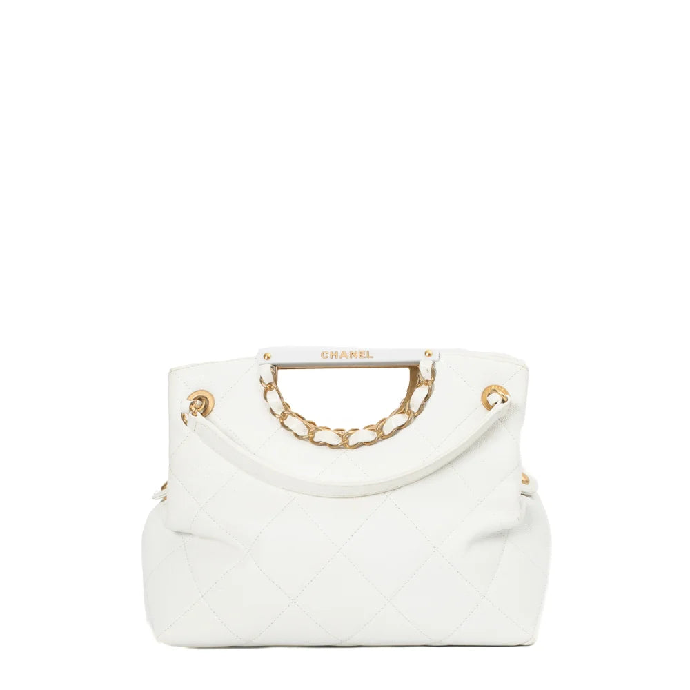 Chanel tote 2024 bag white