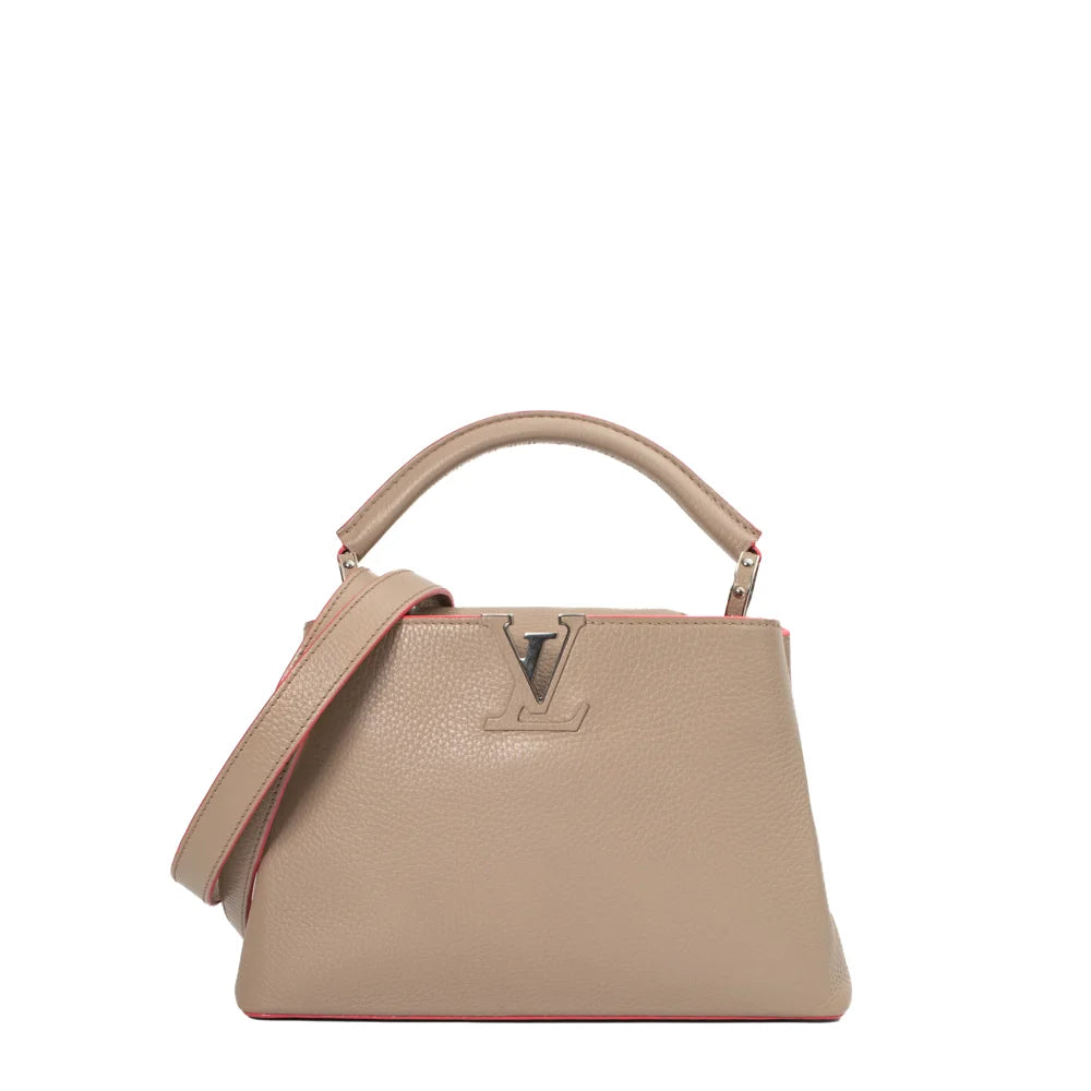 Louis vuitton bag beige sale