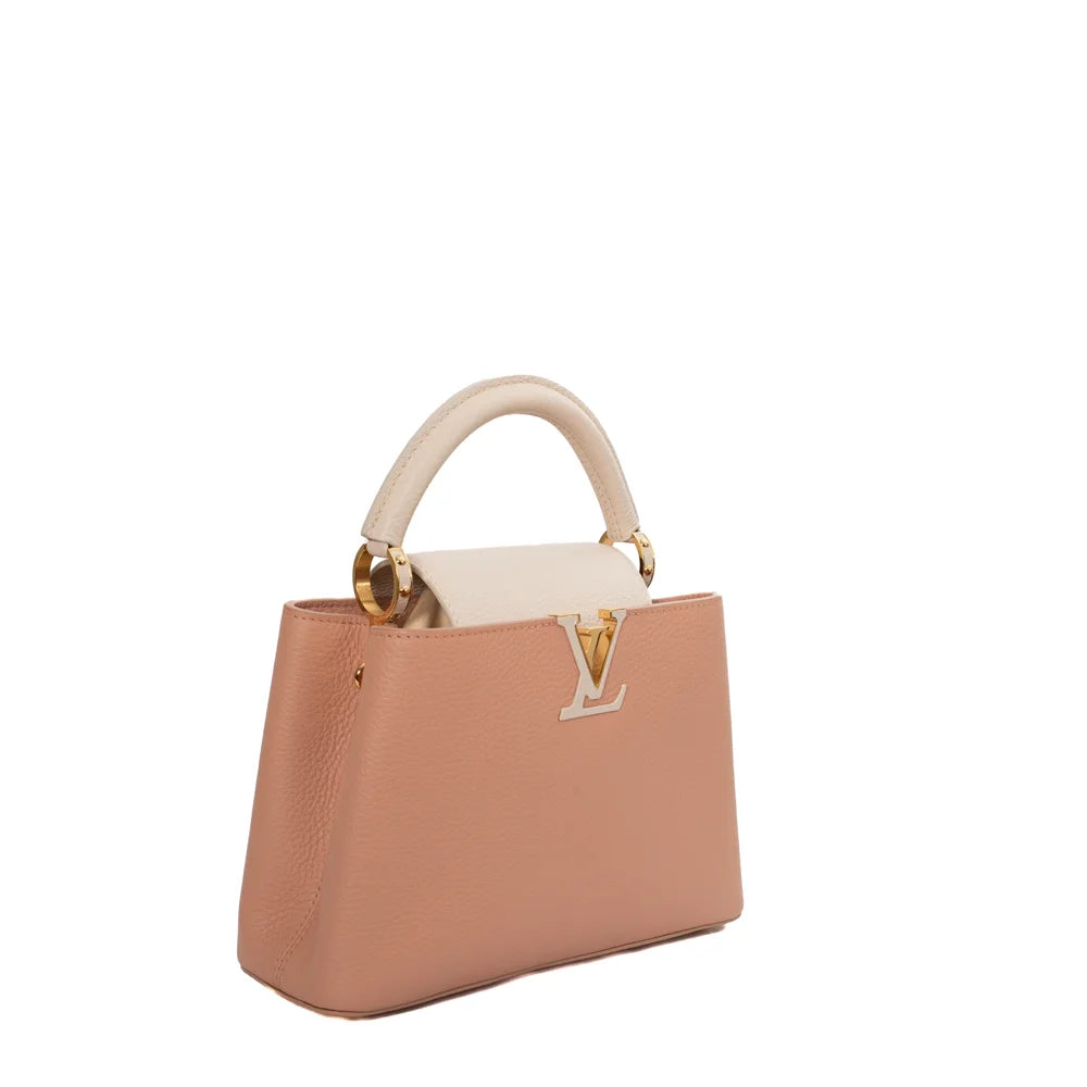 Capucines BB bag in pink leather Louis Vuitton Second Hand