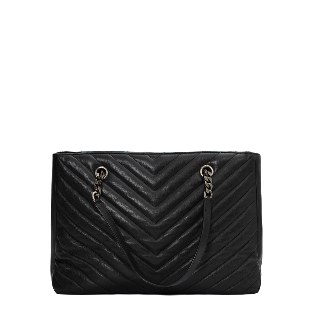 Chanel chevron sales tote bag