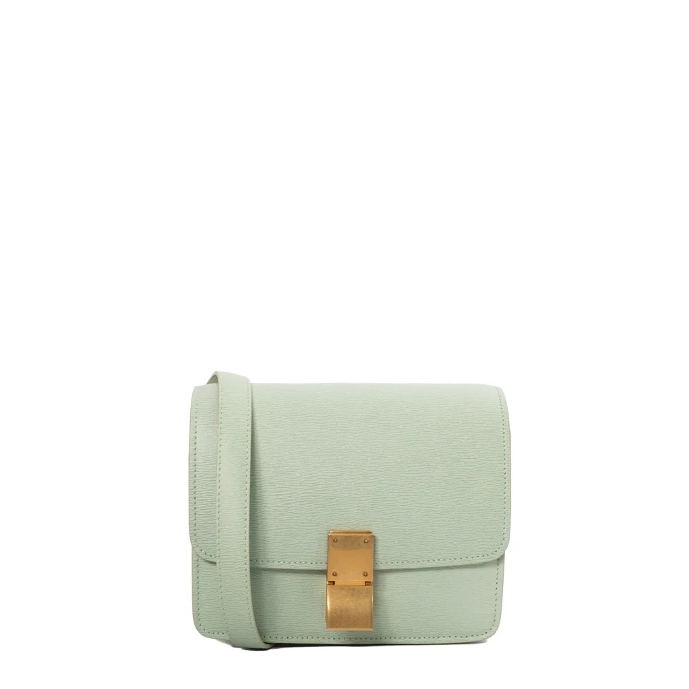 Sac Classic Teen en cuir vert Celine Seconde Main Occasion