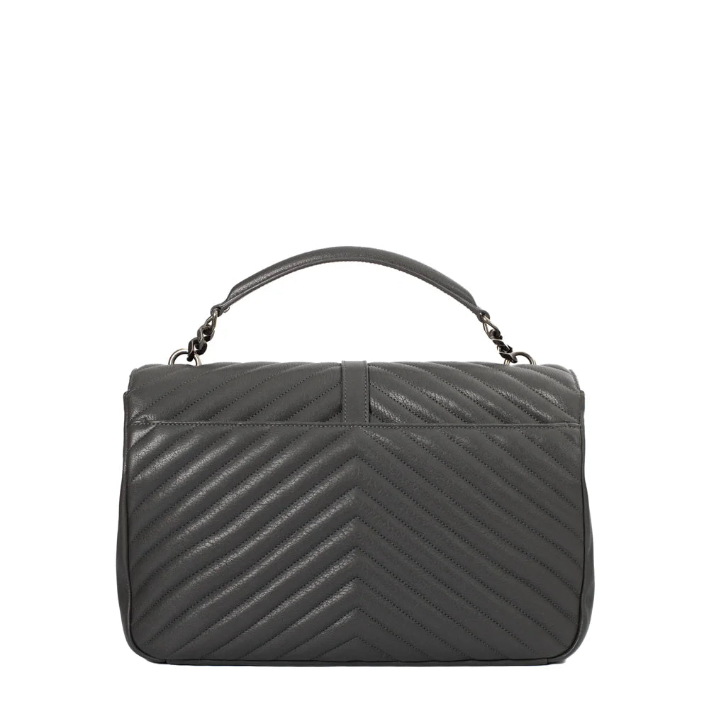 Ysl grey college discount bag