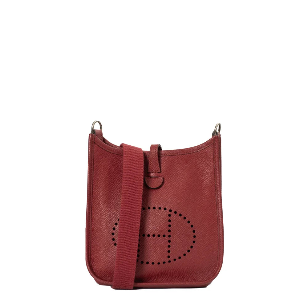 Sac Evelyne 16 en cuir rouge Herm s Seconde Main Occasion