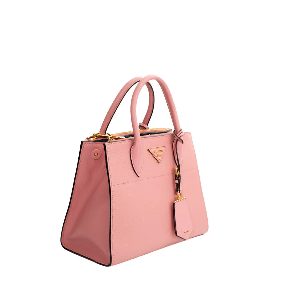 Prada pink leather Galleria bag Second Hand Used Vintega