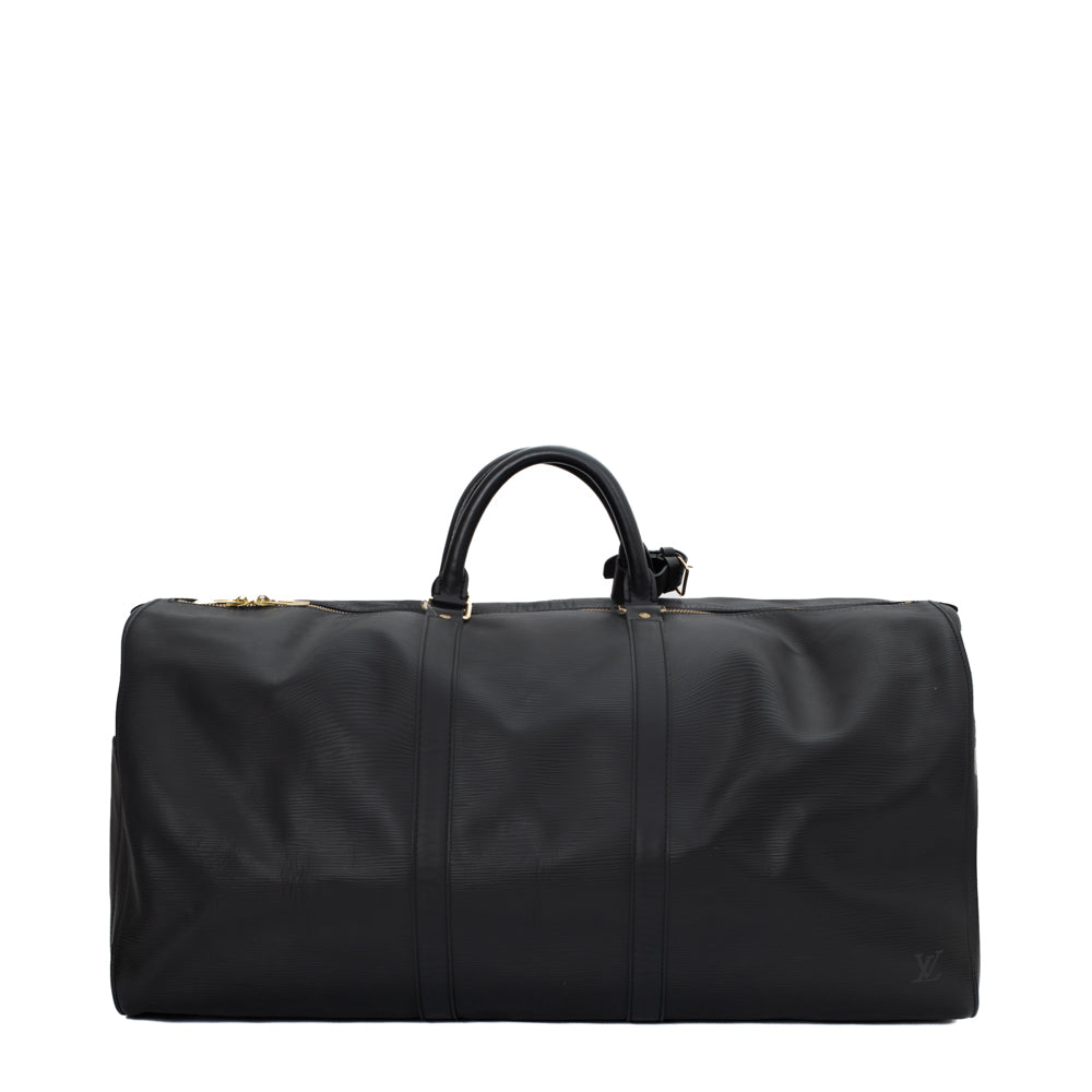 Shop for Louis Vuitton Black Epi Leather Keepall 45 cm Duffle Bag
