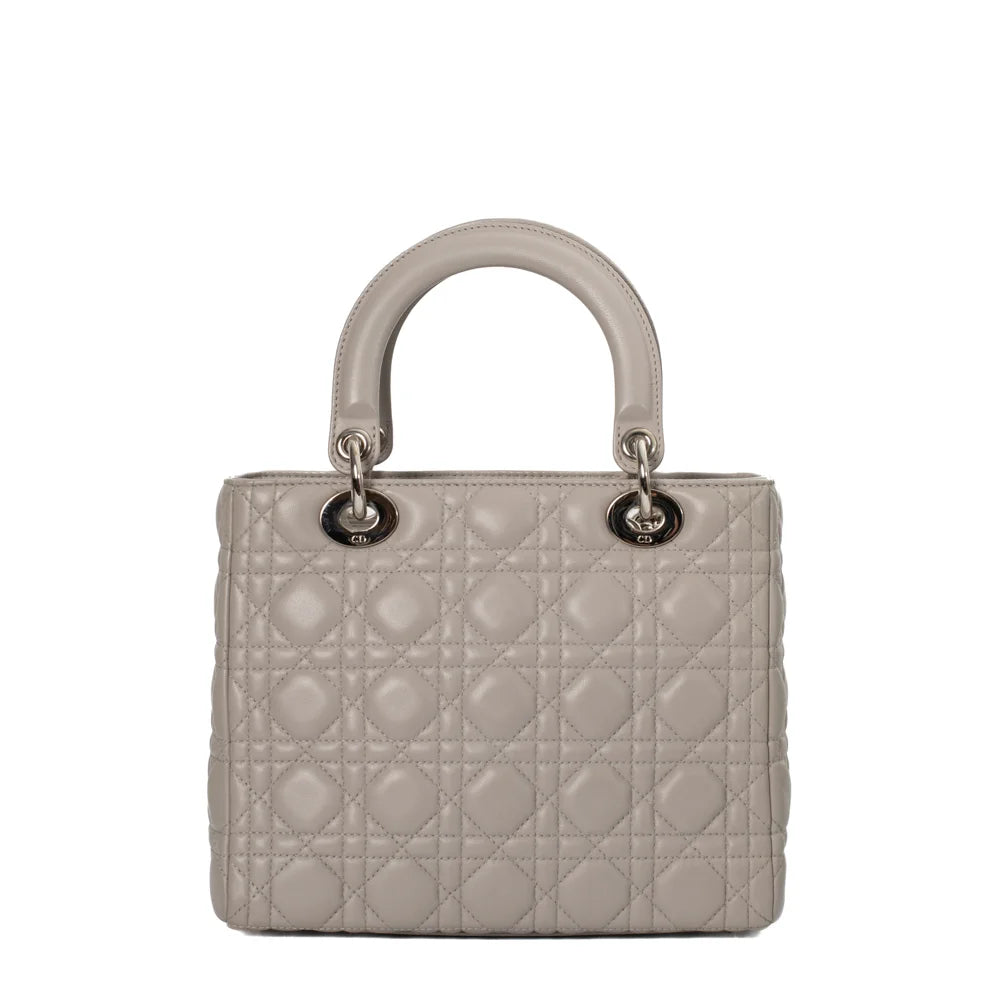 Dior lady bag discount grey