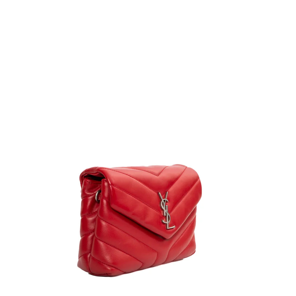 Loulou Toy bag in red leather Saint Laurent Second Hand Used