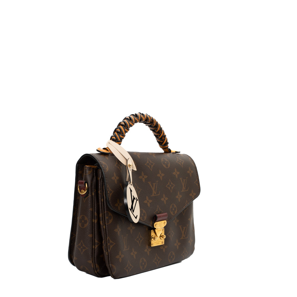 Metis Limited Edition Pochette bag in brown monogram canvas Louis