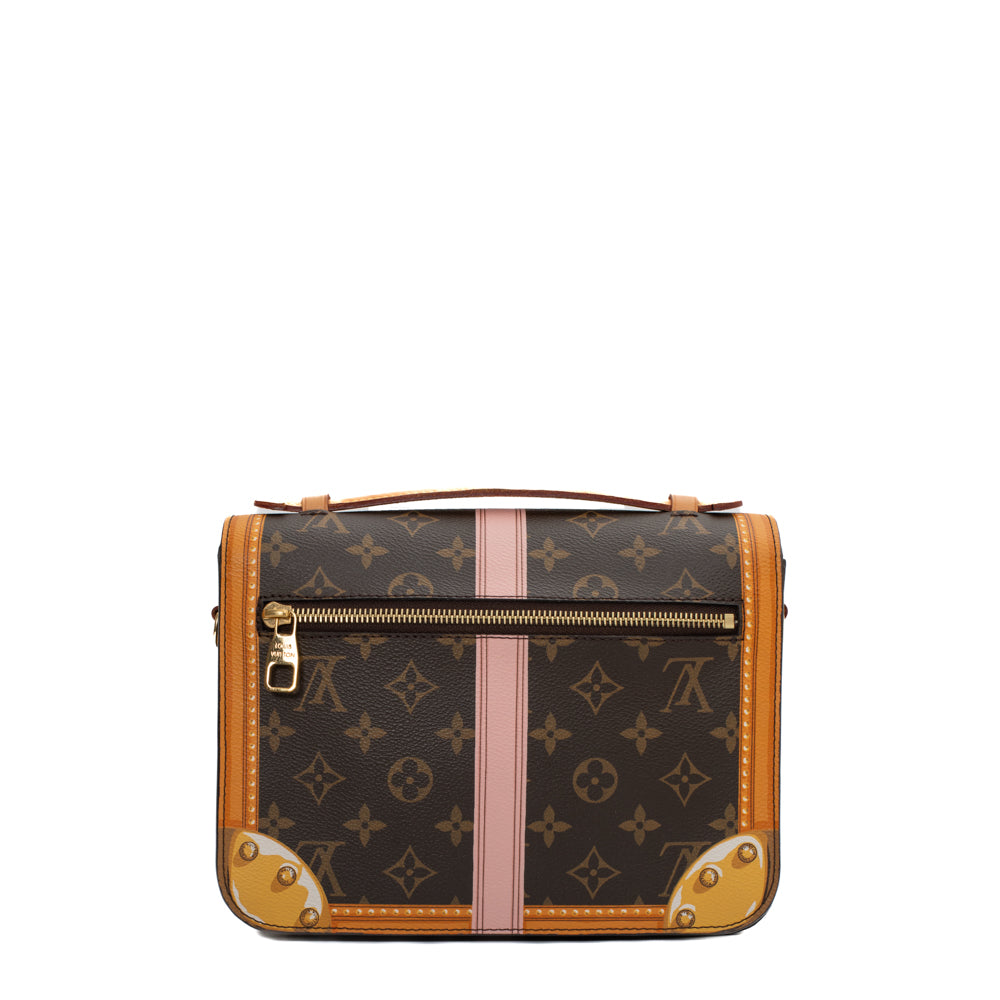 Pochette Métis Edition Summer Trunk bag in brown canvas Louis Vuitton -  Second Hand / Used – Vintega