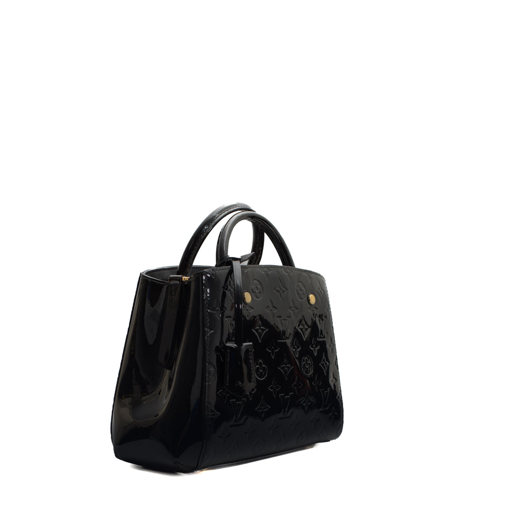 Louis Vuitton Surene BB Shoulder Bag Monogram Canvas Leather Brown Black  Noir