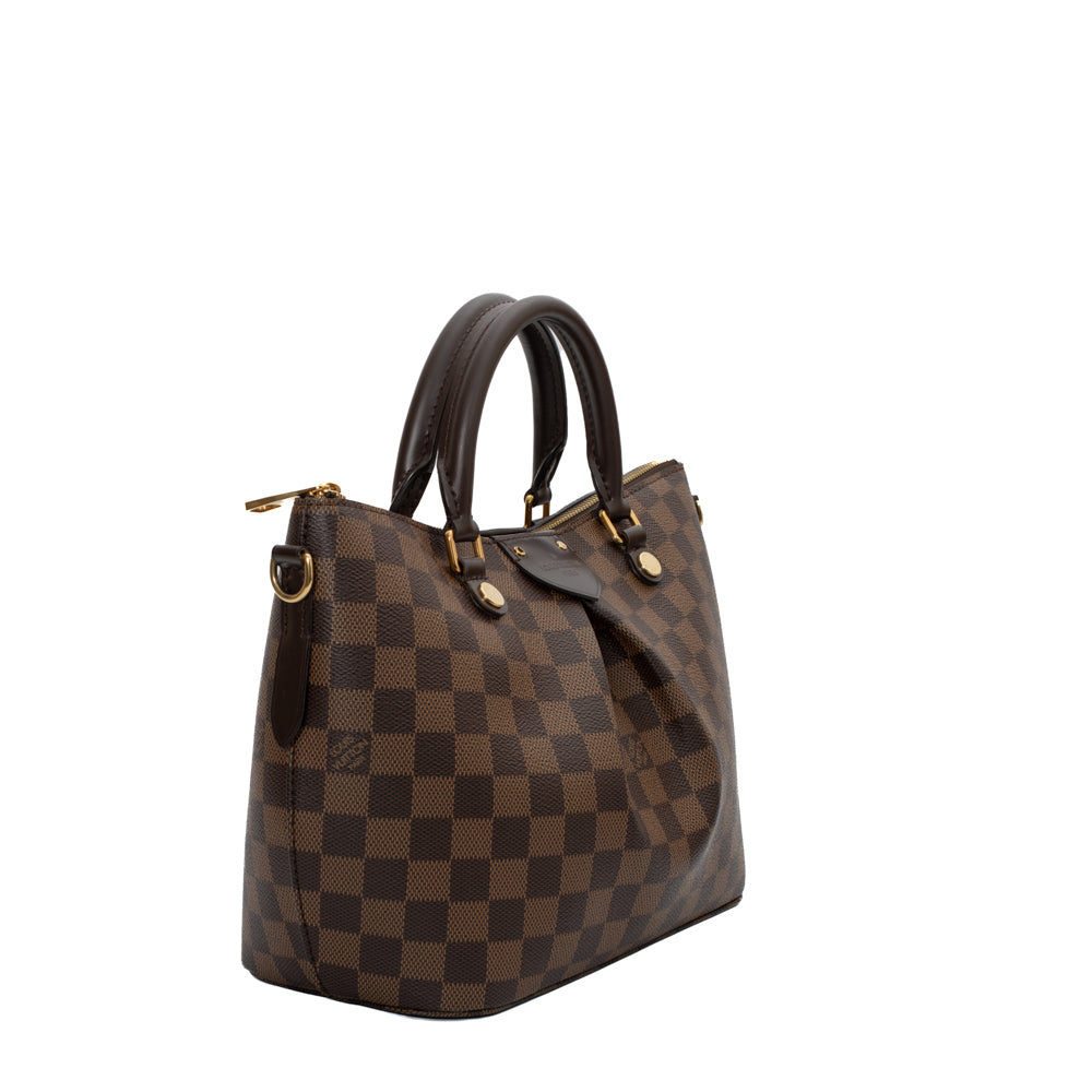 Louis Vuitton, Bags, Louis Vuitton Beaumarchais Top Handle Bag Handbag  Brown Damier Ebene Pink