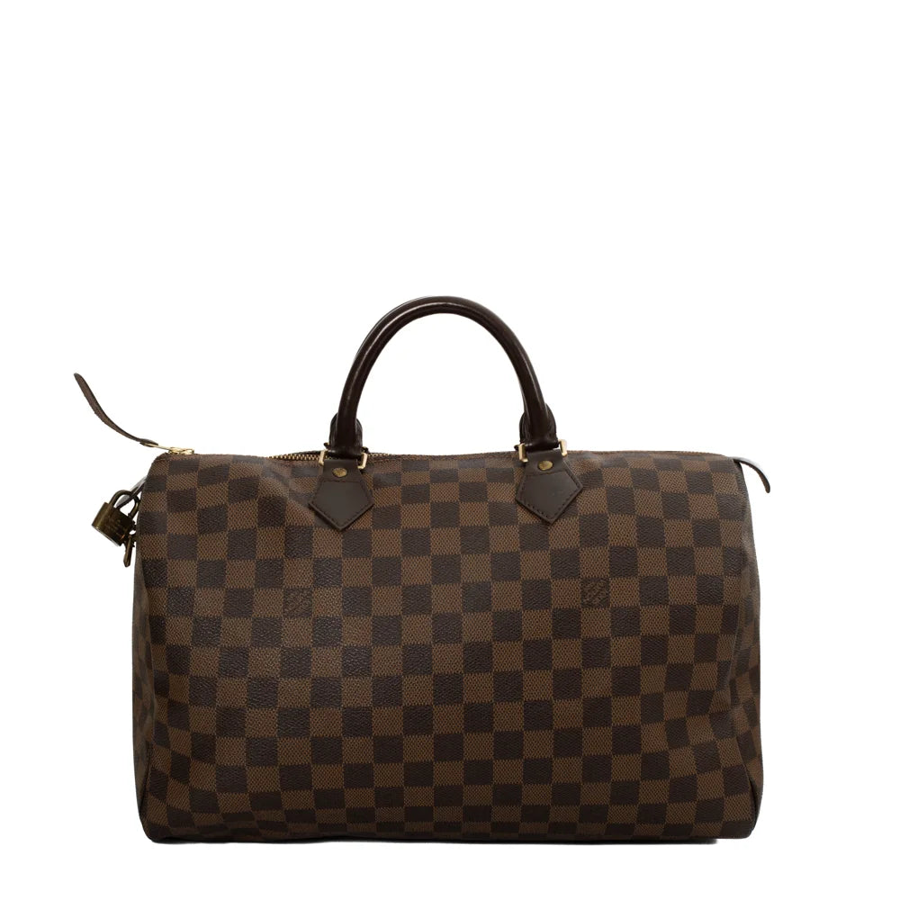 Speedy 35 bag in ebene checkerboard canvas