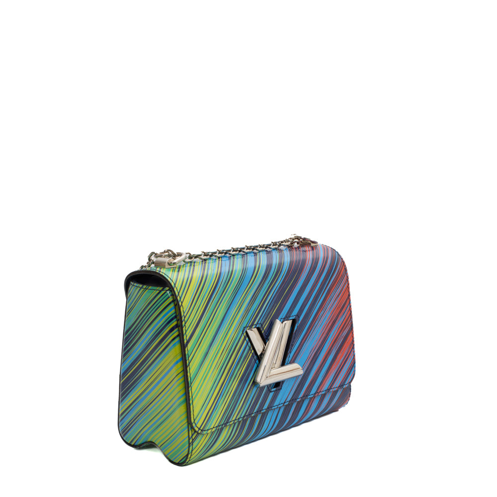 Louis Vuitton borsa Cluny in pelle Epi azzurra