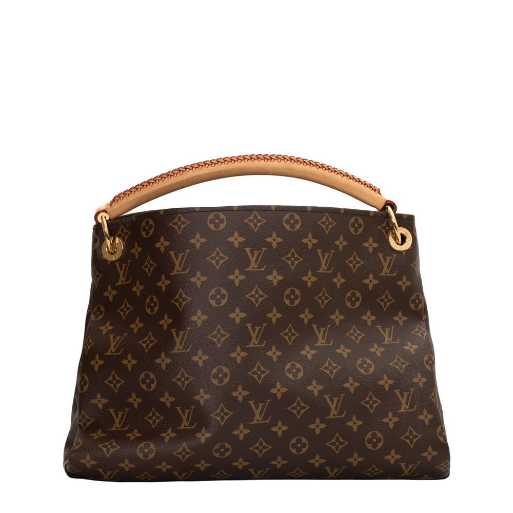 Artsy leather handbag Louis Vuitton Brown in Leather - 21874910