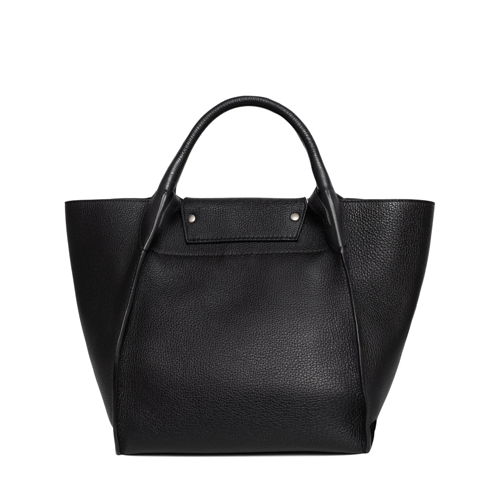 Big Bag Small bag in black leather Celine Second Hand Used