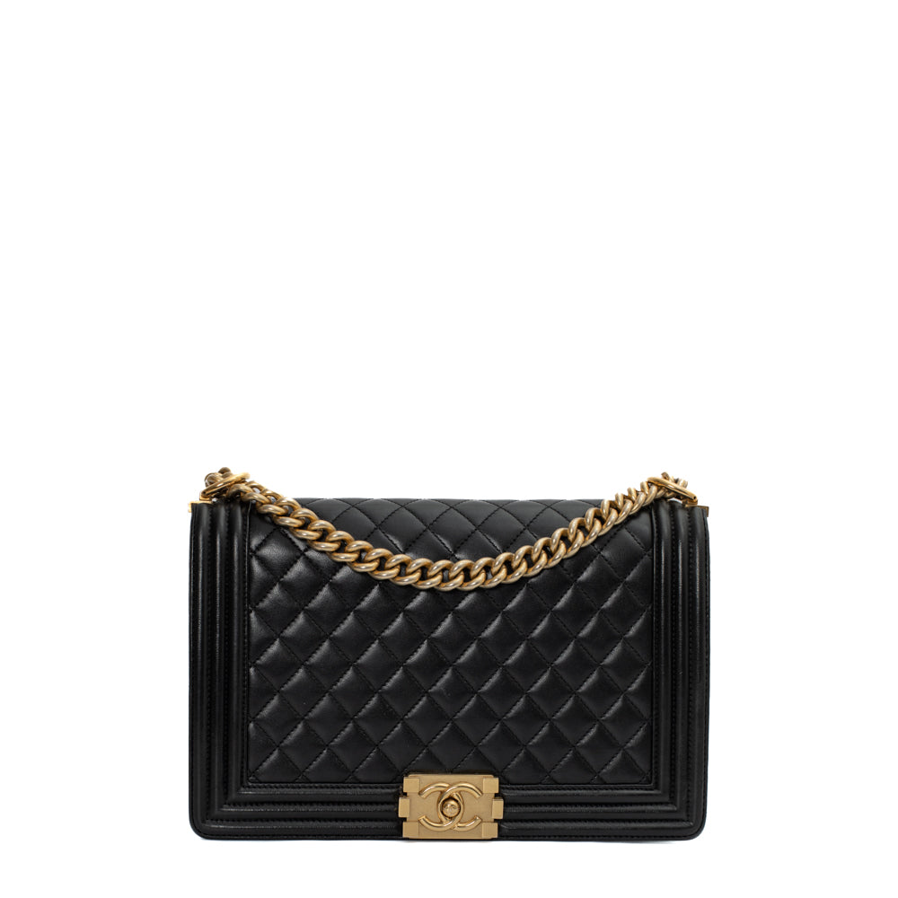 Borsa chanel nera on sale grande