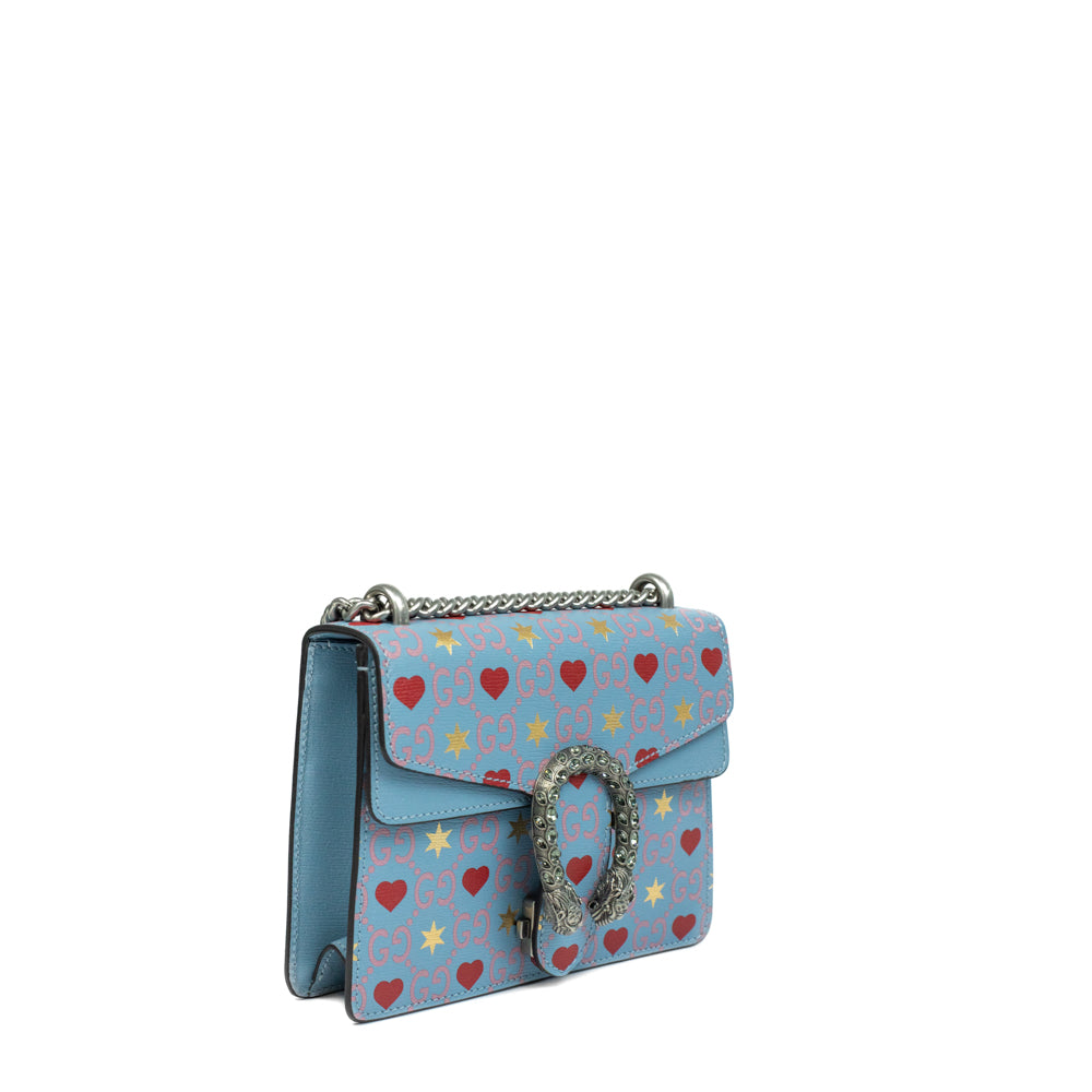 Gucci Dionysus Mini bag in blue leather Second Hand Used Vintega