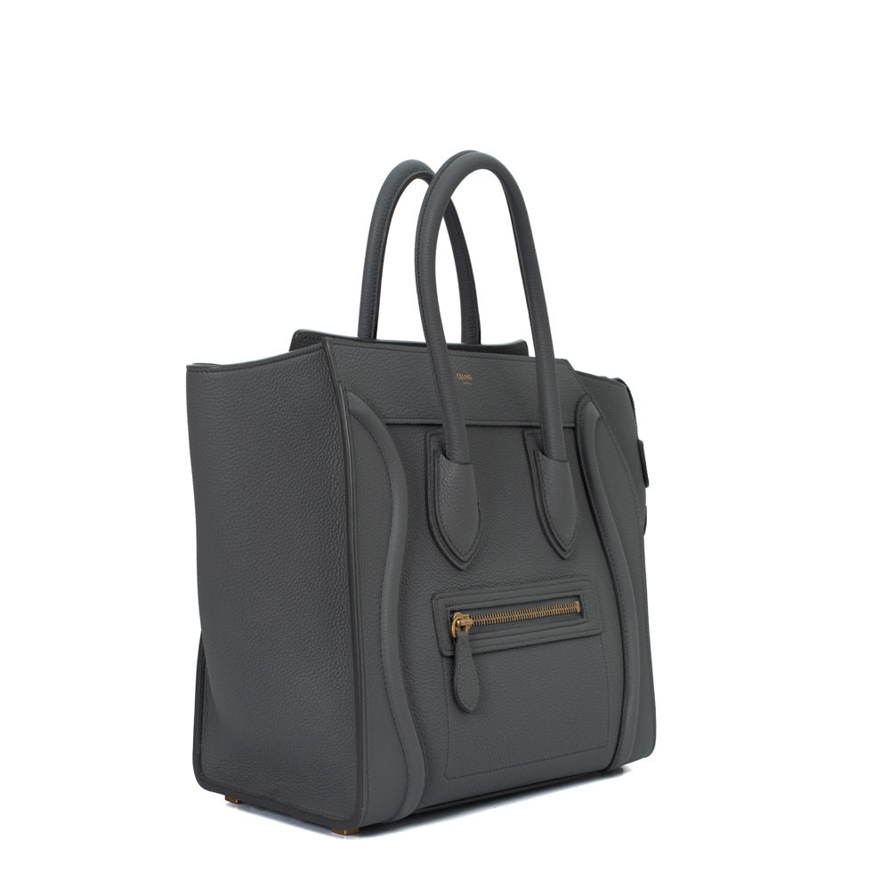 Celine micro outlet luggage grey