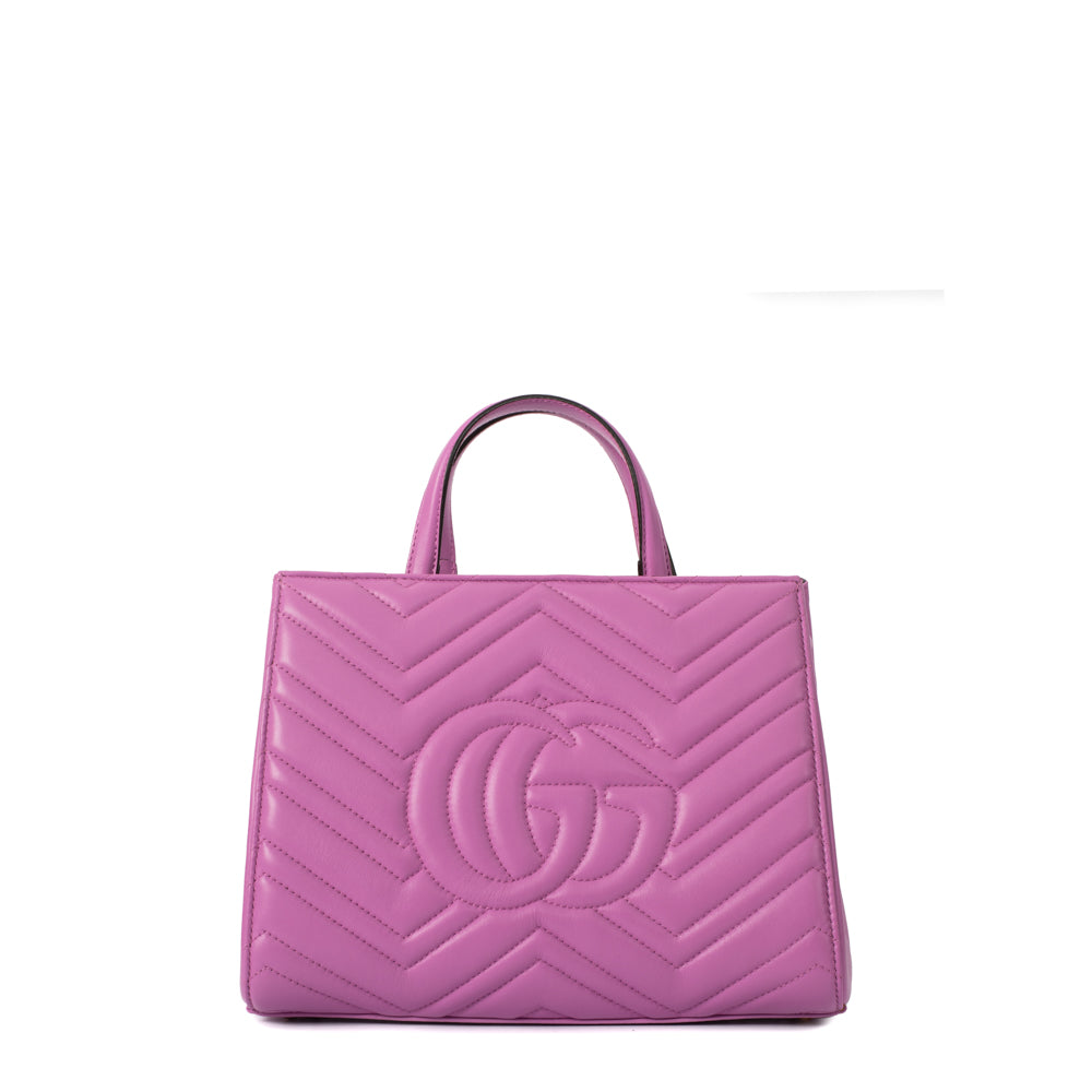 Marmont Tote bag in pink leather