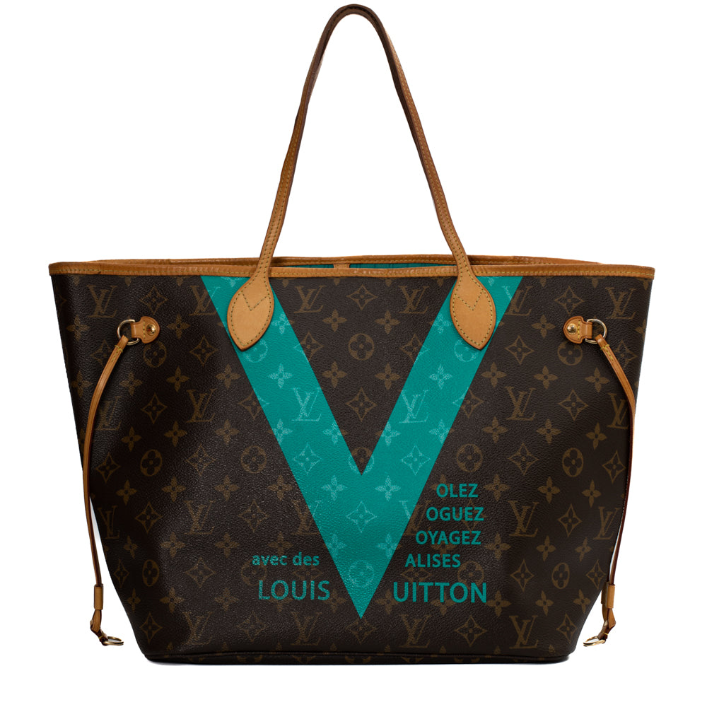 Neverfull V MM Limited Edition bag in brown monogram canvas Louis Vuitton -  Second Hand / Used – Vintega