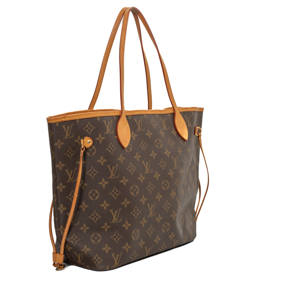 Louis Vuitton, Bags, Sac Neverfull Mm Louis Vuitton Bag Tan Brown And Red  Slightly Damaged Handle