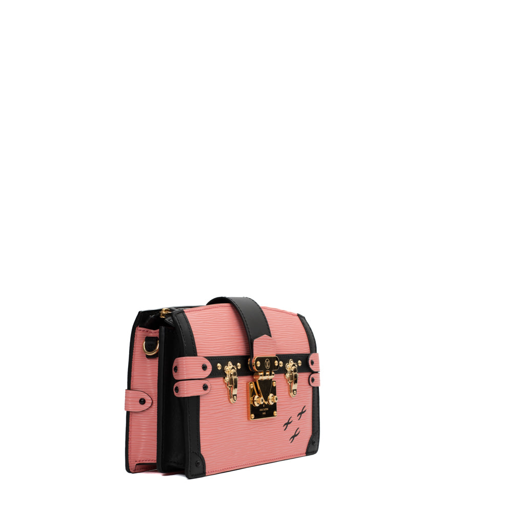 Louis Vuitton Petite Malle Handbag Epi Leather Black