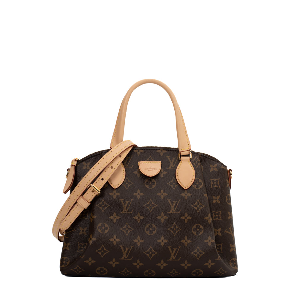 Louis Vuitton Women Rivoli PM Monogram Canvas Shoulder Bag Brown