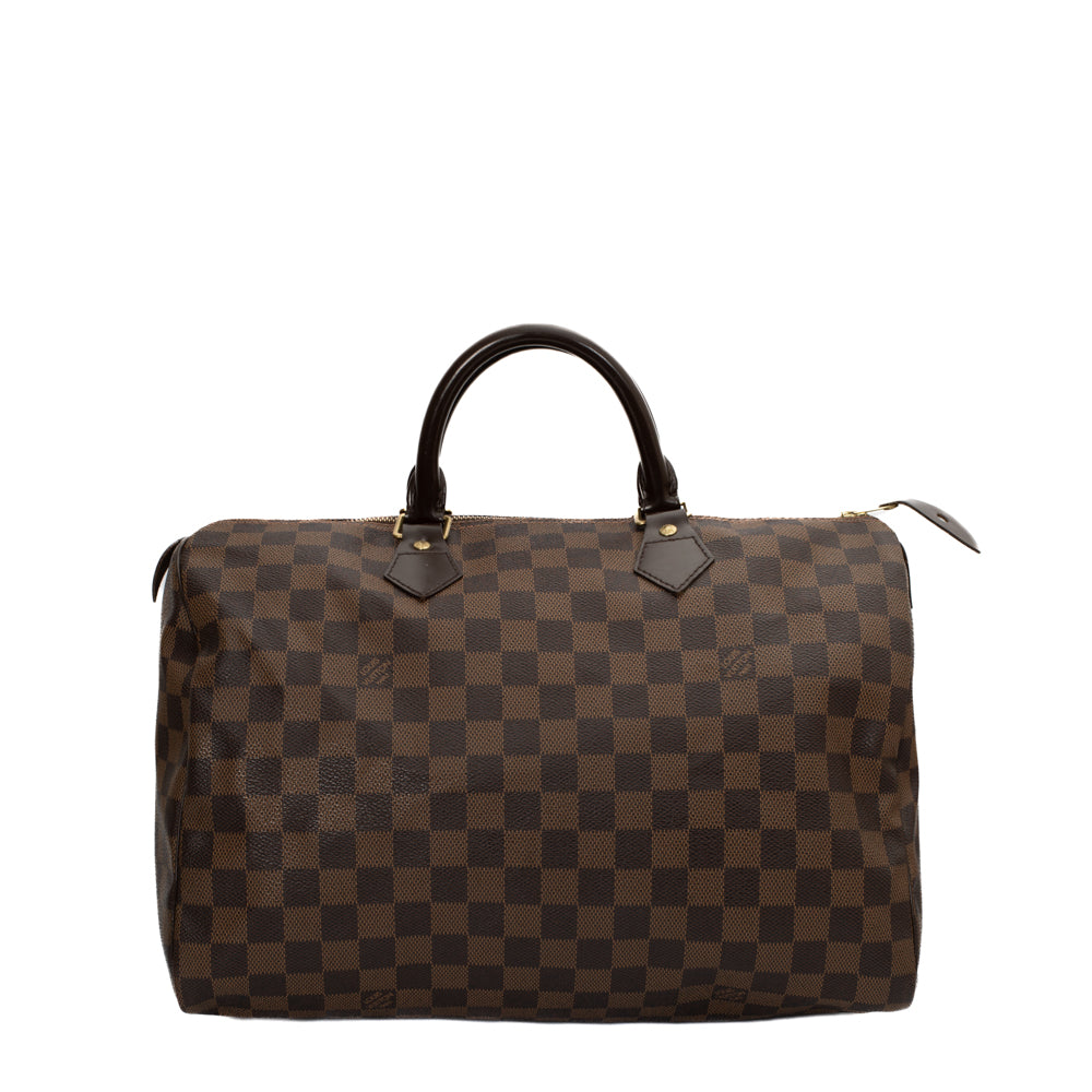 Authentic Louis Vuitton Speedy 35 Damier Ebene Handbag - The ICT University