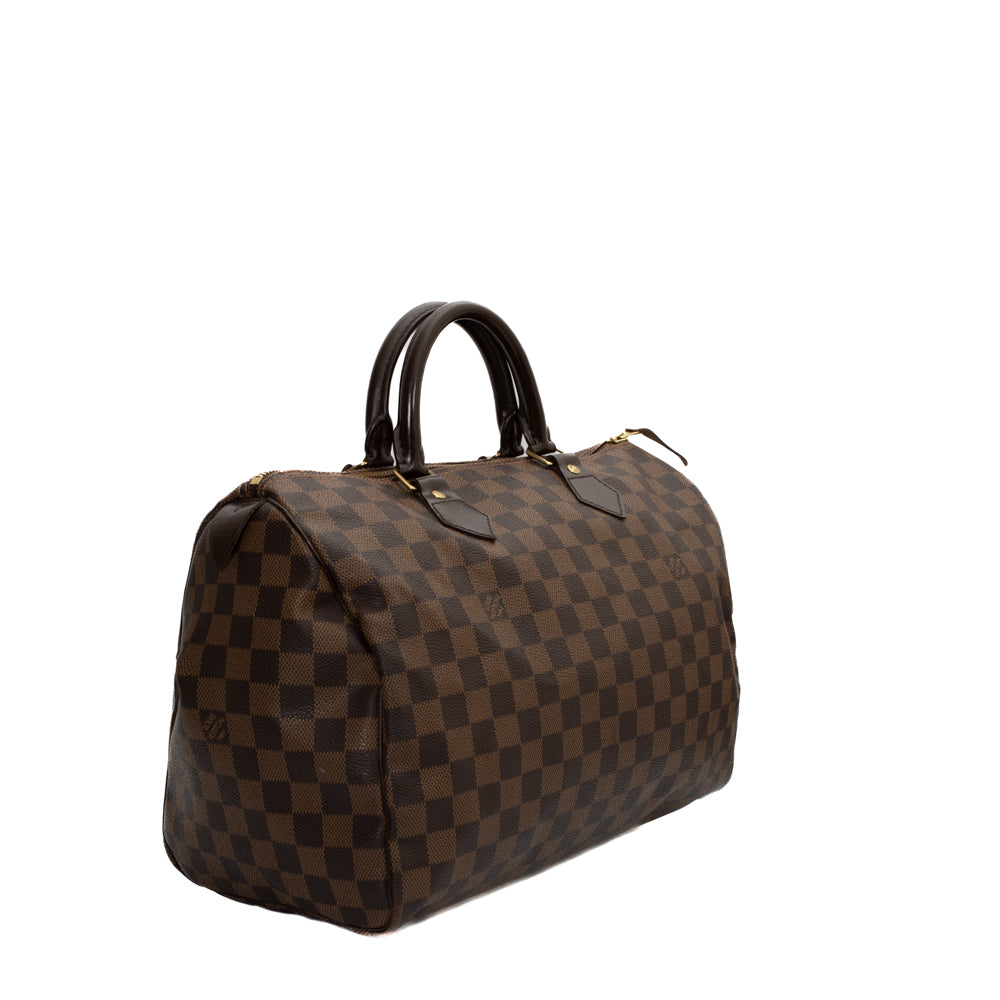 Preloved Louis Vuitton Damier Azur Speedy 35 Hand Bag BA4171 082323