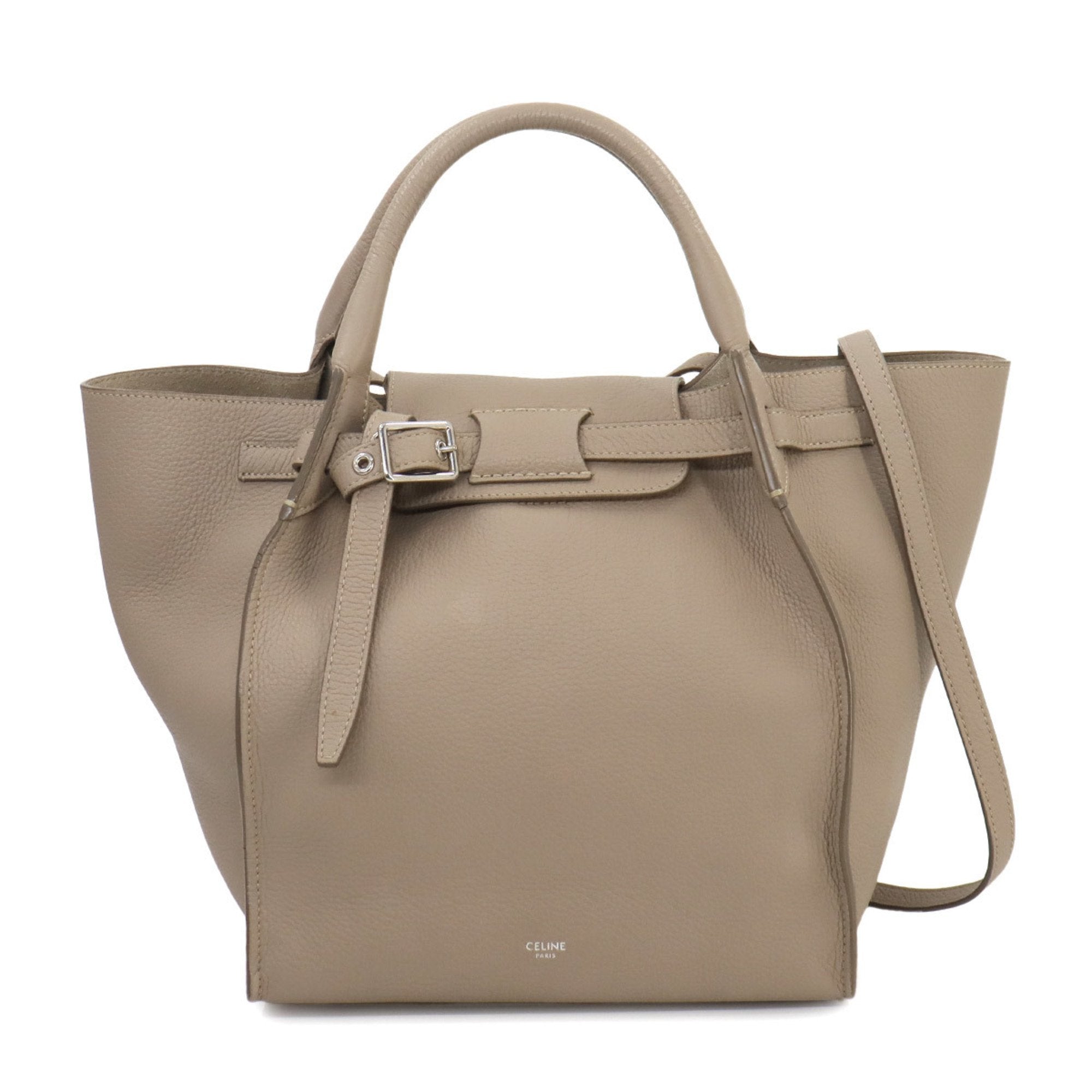 Sac Big Bag en cuir beige Celine Seconde Main Occasion Vintega