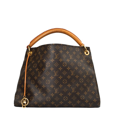 Sac Artsy MM en cuir blanc Louis Vuitton - Seconde Main / Occasion – Vintega