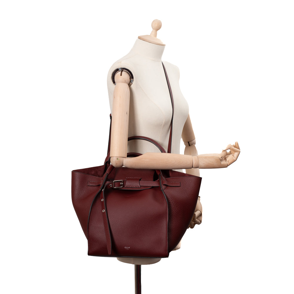 Big Bag bag in bordeaux leather