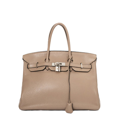 Birkin 30 bag in pink leather Hermès - Second Hand / Used – Vintega