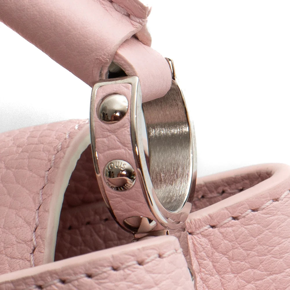 Sac Capucines Mini en cuir rose Louis Vuitton - Seconde Main / Occasion –  Vintega