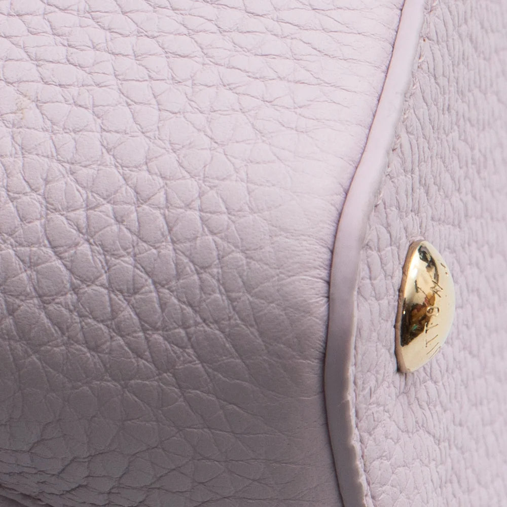 Capucines Mini bag in purple leather Louis Vuitton - Second Hand