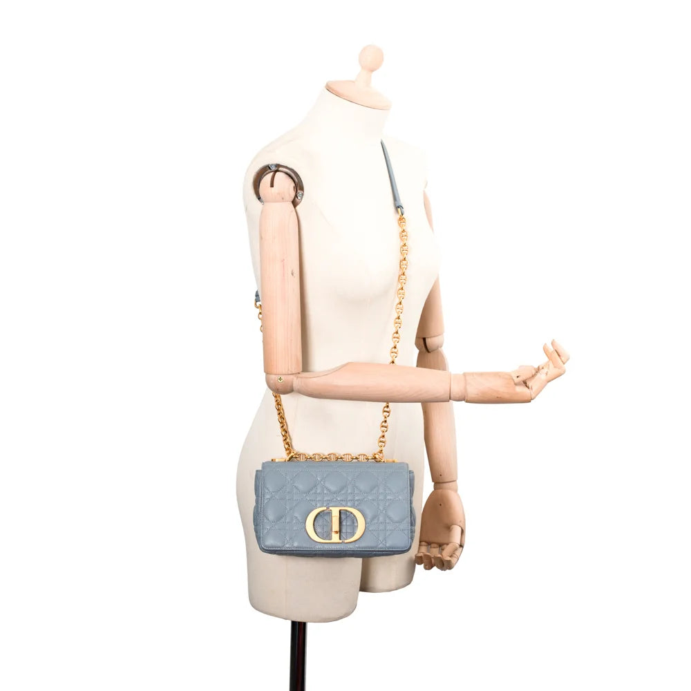 Bolso Pequeño Dior Caro Gris – mybagandco