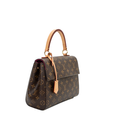 Louis Vuitton Monogram Cluny MM - Brown Handle Bags, Handbags