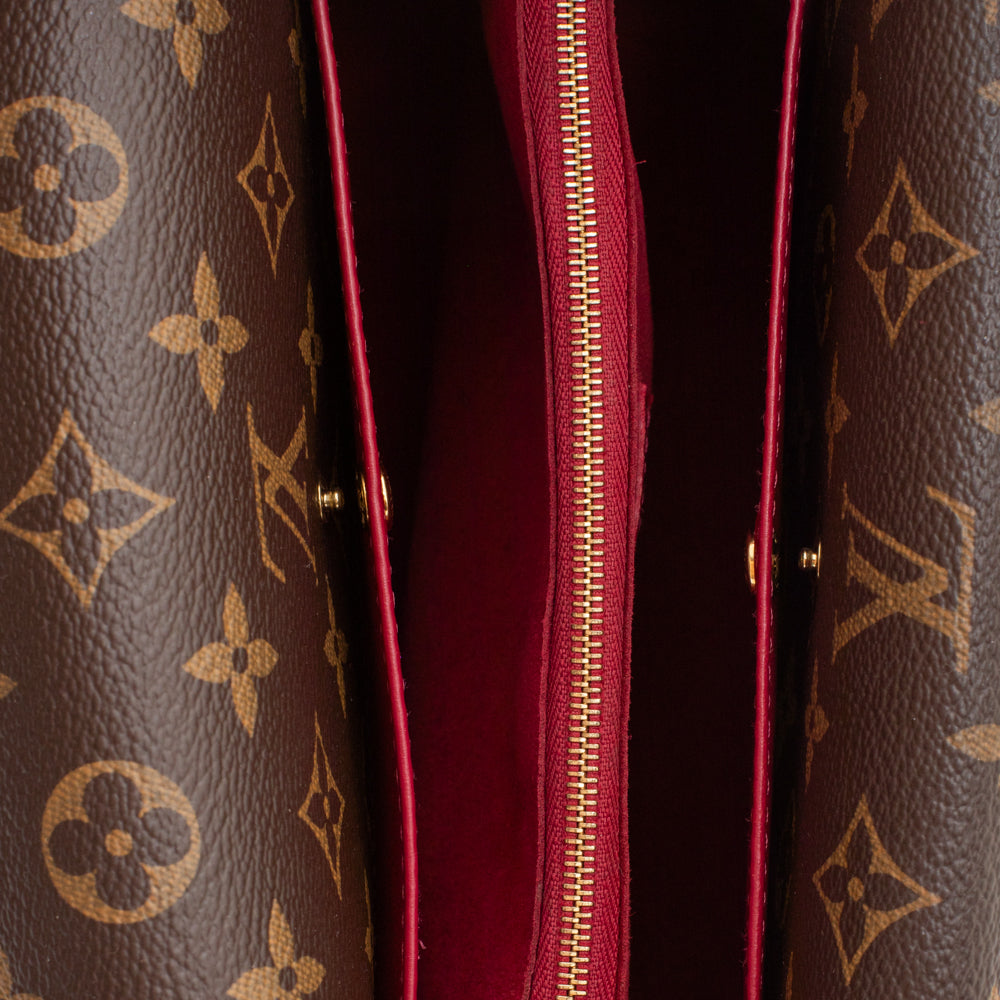 Louis Vuitton Calf Leather Monogram Canvas Double V Satchel (SHF-20589 –  LuxeDH