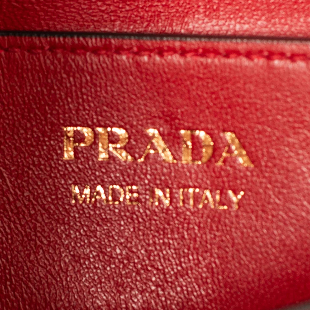 Prada Galleria Large bag in blue leather Prada - Second Hand / Used –  Vintega