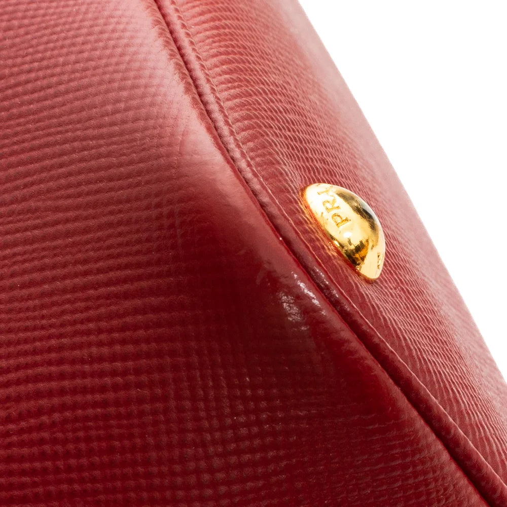 Prada Triangle Pouch Embossed Logo Saffiano Leather Unisex Iconic Bag White  | eBay