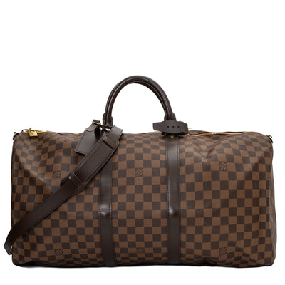 Modified Louis Vuitton Keepall 45 in Winnipeg Sable Epi Leather in