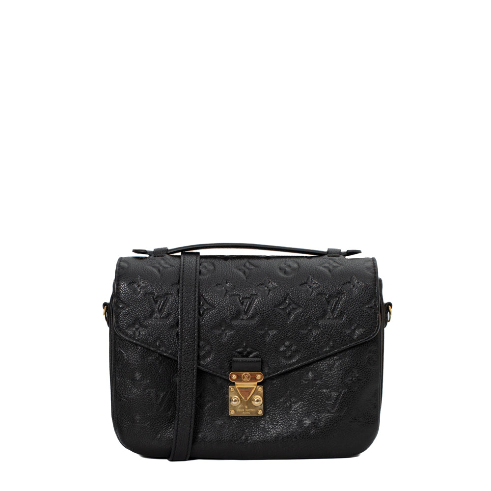 Louis Vuitton Black Pochette Metis M45773– TC