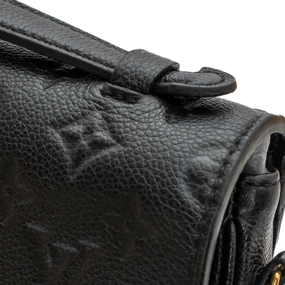 Borsa Pochette Métis in pelle goffrata nera Louis Vuitton