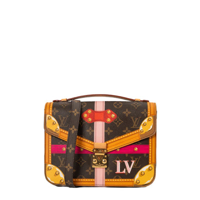 Pochette Métis bag in black imprint leather Louis Vuitton - Second Hand /  Used – Vintega