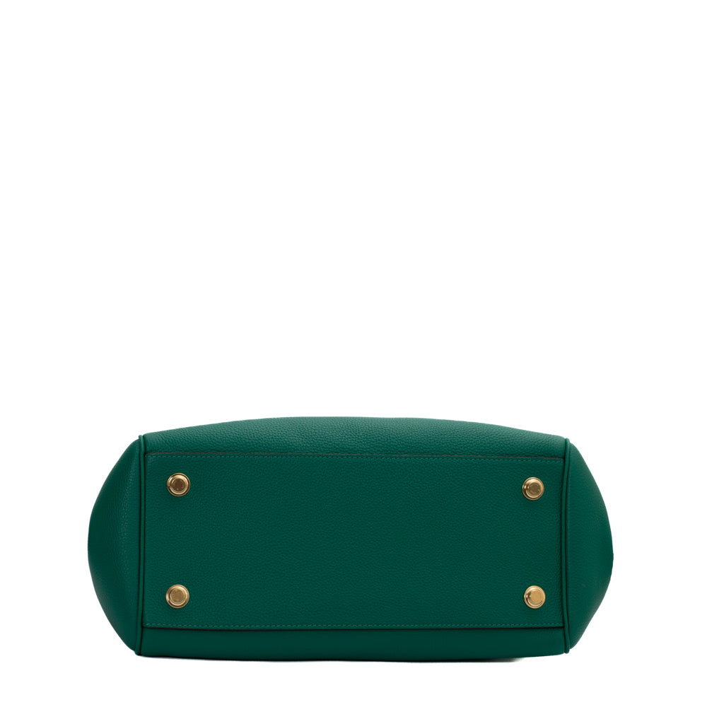 Louis Vuitton Milla MM-Tasche aus grünem Leder - Gebraucht / Gebraucht –  Vintega