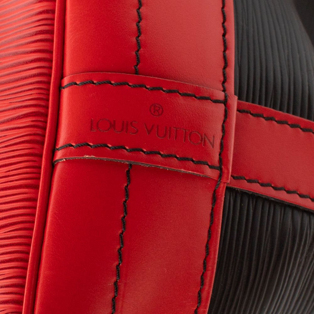 Louis Vuitton Black Epi Leather Verseau Bucket Bag ○ Labellov