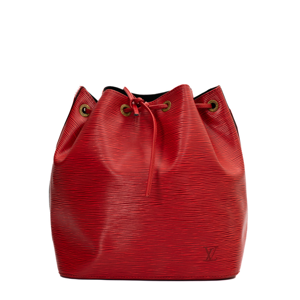 NéoNoé MM bucket bag in red epi leather Louis Vuitton - Second Hand / Used  – Vintega