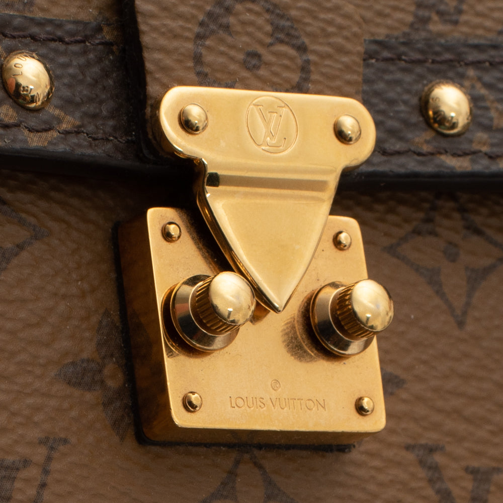 Sac bandoulière petite malle en cuir Louis Vuitton Marron en Cuir - 22246746