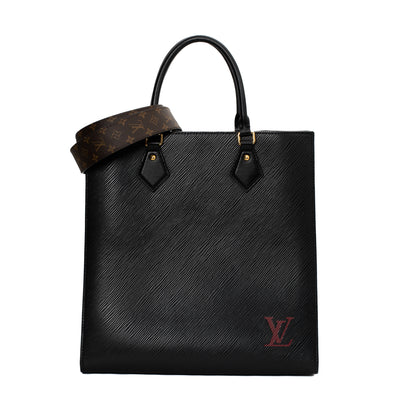 Louis Vuitton Sac Plat 24H, Black, One Size